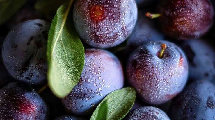 ¿La capa blanca de las ciruelas, es segura para comer?
