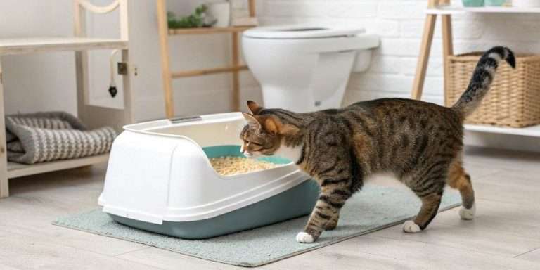 ¿Por qué los gatos hace afuera del arenero?