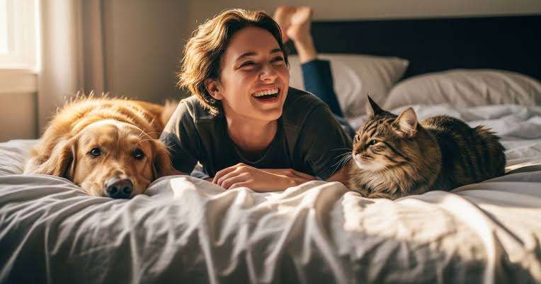 ¿Es bueno dormir con tu mascota? Expertos responden