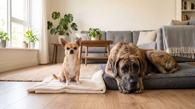 Por qué los perros grandes envejecen más rápido que los pequeños